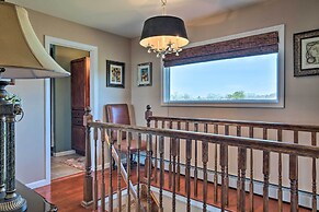 Waterfront Home w/ Large Deck & Dock on Narrow Bay