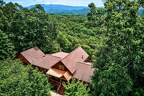 Game Rooms + Views: Spacious Mtn Cabin in Murphy!