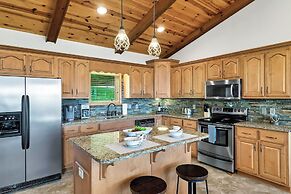 Game Rooms + Views: Spacious Mtn Cabin in Murphy!