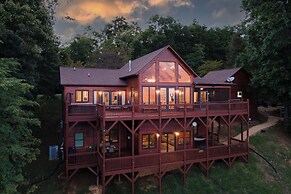 Game Rooms + Views: Spacious Mtn Cabin in Murphy!