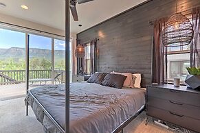 Fire Pit, Deck & Mtn Views: Upscale Pine Cabin!