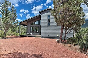 Fire Pit, Deck & Mtn Views: Upscale Pine Cabin!