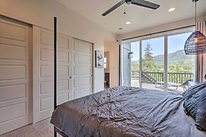 Fire Pit, Deck & Mtn Views: Upscale Pine Cabin!