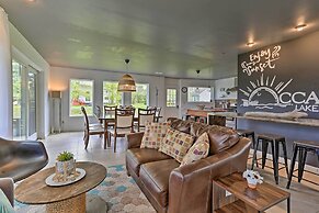 Luxe Lakefront Family Cottage: Private Beach, Dock