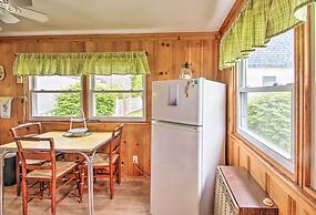 Beachfront Sebago Cottage w/ Deck + Grill!