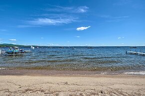 Beachfront Sebago Cottage w/ Deck + Grill!