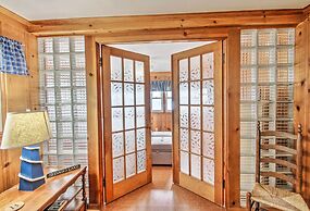 Beachfront Sebago Cottage w/ Deck + Grill!
