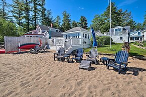 Beachfront Sebago Cottage w/ Deck + Grill!