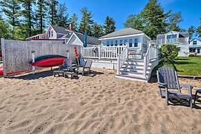 Beachfront Sebago Cottage w/ Deck + Grill!