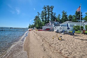 Beachfront Sebago Cottage w/ Deck + Grill!