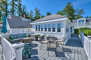 Beachfront Sebago Cottage w/ Deck + Grill!