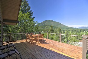 West Glacier Home w/ Majestic Mountain Views!