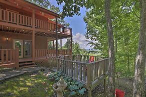 Game Room & Fire Pit: Picturesque Cabin in Murphy