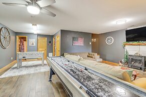 Game Room & Fire Pit: Picturesque Cabin in Murphy