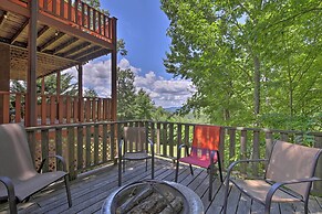 Game Room & Fire Pit: Picturesque Cabin in Murphy