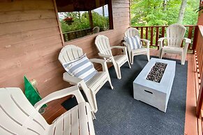 Game Room & Fire Pit: Picturesque Cabin in Murphy