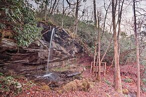 Hilltop Cabin on 5 Acres w/ Hot Tub & Waterfall!