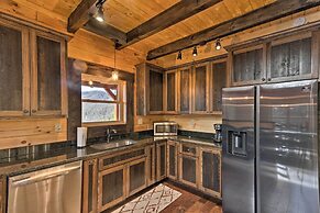 Hilltop Cabin on 5 Acres w/ Hot Tub & Waterfall!