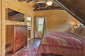 Hilltop Cabin on 5 Acres w/ Hot Tub & Waterfall!