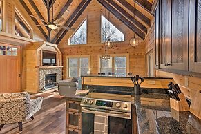 Hilltop Cabin on 5 Acres w/ Hot Tub & Waterfall!