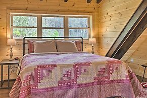 Hilltop Cabin on 5 Acres w/ Hot Tub & Waterfall!