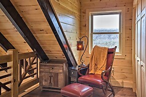 Hilltop Cabin on 5 Acres w/ Hot Tub & Waterfall!