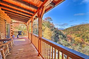 Hilltop Cabin on 5 Acres w/ Hot Tub & Waterfall!
