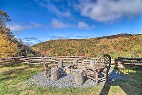 Hilltop Cabin on 5 Acres w/ Hot Tub & Waterfall!