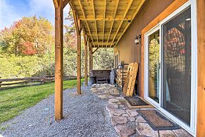 Hilltop Cabin on 5 Acres w/ Hot Tub & Waterfall!