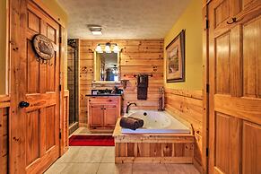 'breathtaking View' Cabin w/ Covered Deck, Hot Tub