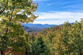 'breathtaking View' Cabin w/ Covered Deck, Hot Tub