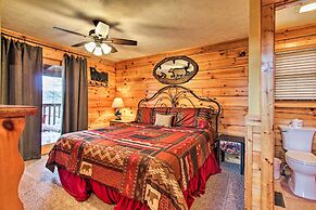 'breathtaking View' Cabin w/ Game Room & Hot Tub!