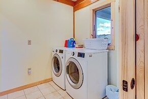 Spacious & Secluded Forksville Home: Fire Pit