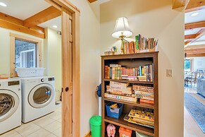 Spacious & Secluded Forksville Home: Fire Pit