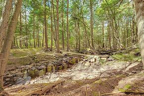 Spacious & Secluded Forksville Home: Fire Pit