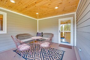 Spacious & Secluded Forksville Home: Fire Pit