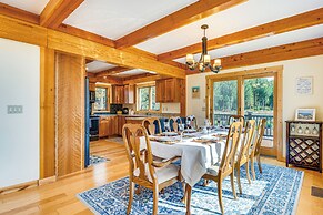 Spacious & Secluded Forksville Home: Fire Pit