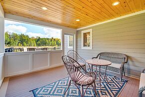Spacious & Secluded Forksville Home: Fire Pit