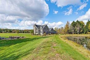 Spacious & Secluded Forksville Home: Fire Pit