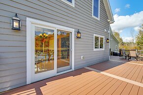 Spacious & Secluded Forksville Home: Fire Pit