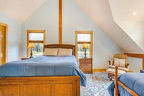 Spacious & Secluded Forksville Home: Fire Pit