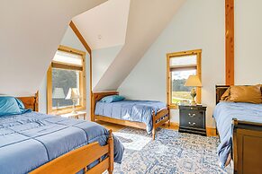 Spacious & Secluded Forksville Home: Fire Pit