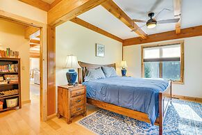 Spacious & Secluded Forksville Home: Fire Pit