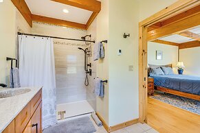 Spacious & Secluded Forksville Home: Fire Pit