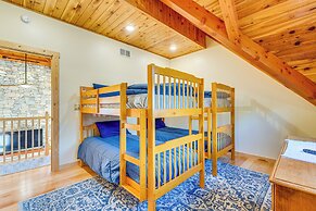 Spacious & Secluded Forksville Home: Fire Pit