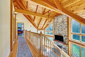 Spacious & Secluded Forksville Home: Fire Pit