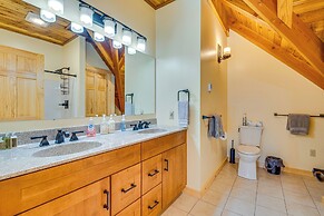 Spacious & Secluded Forksville Home: Fire Pit