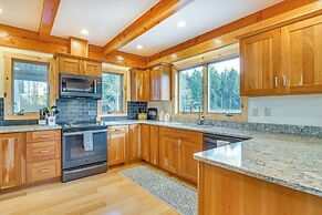 Spacious & Secluded Forksville Home: Fire Pit