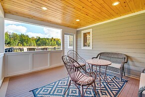 Spacious & Secluded Forksville Home: Fire Pit