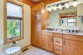 Spacious & Secluded Forksville Home: Fire Pit